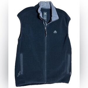 Nike ACG Men's Medium Therma Fit Fleece Vest, Black and Gray, Thermal, Size XL